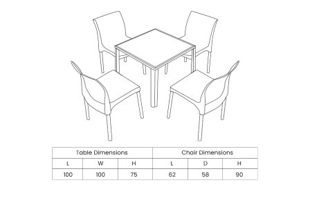 Cardiff Dining Set