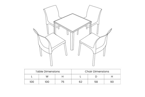 Cardiff Dining Set