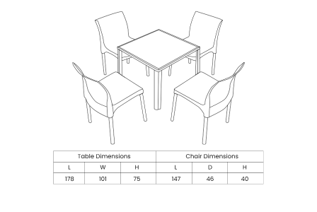 Colorado Dining Set
