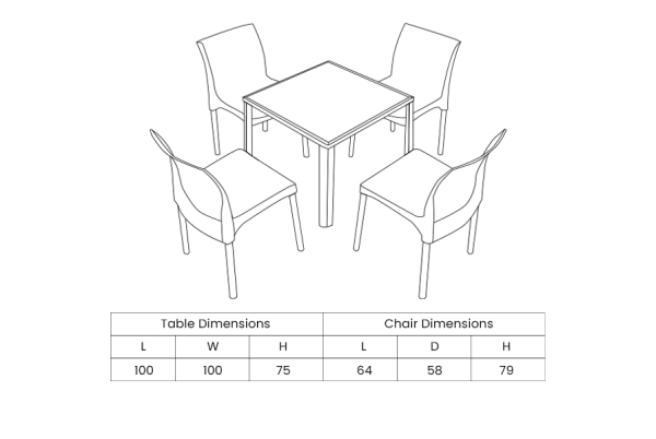 Costa Brava Dining Set