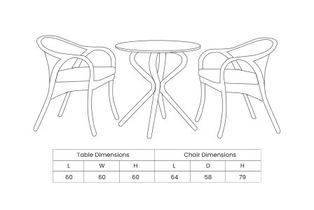 Costa Brava Patio Set