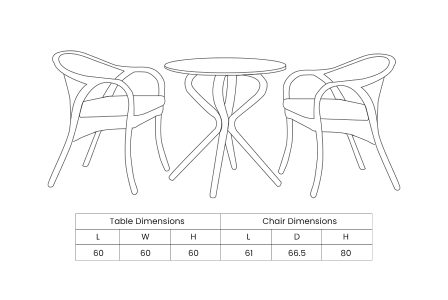 Sunbry Balcony Set - S