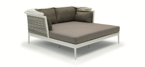 Aragan double sofa bed for outdoor spaces
