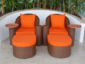Outdoor furniture garden setting