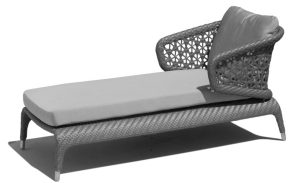 Chaise lounge chair for poolside relaxation